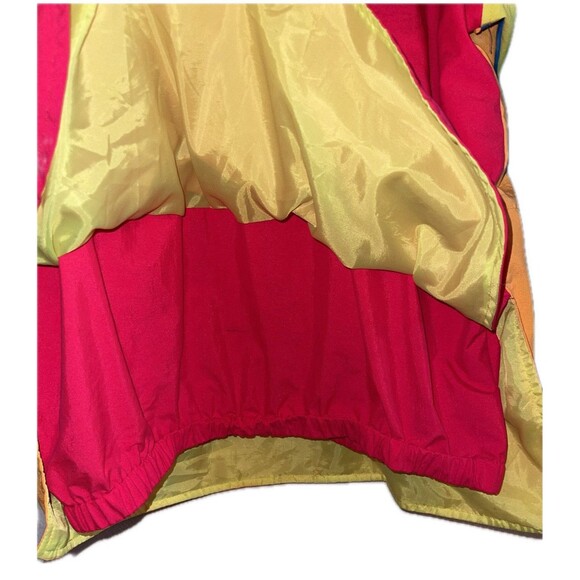VTG 80’s Neon Ocean Pacific OP Pull Over Jacket Performance Board Wear Size M - Picture 12 of 14